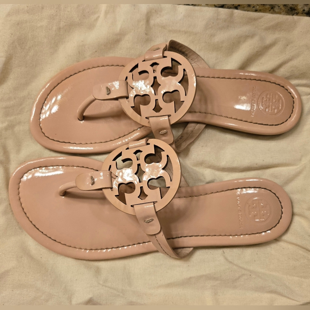 Authentic Tory Burch Miller sandals Sea Shell Pink